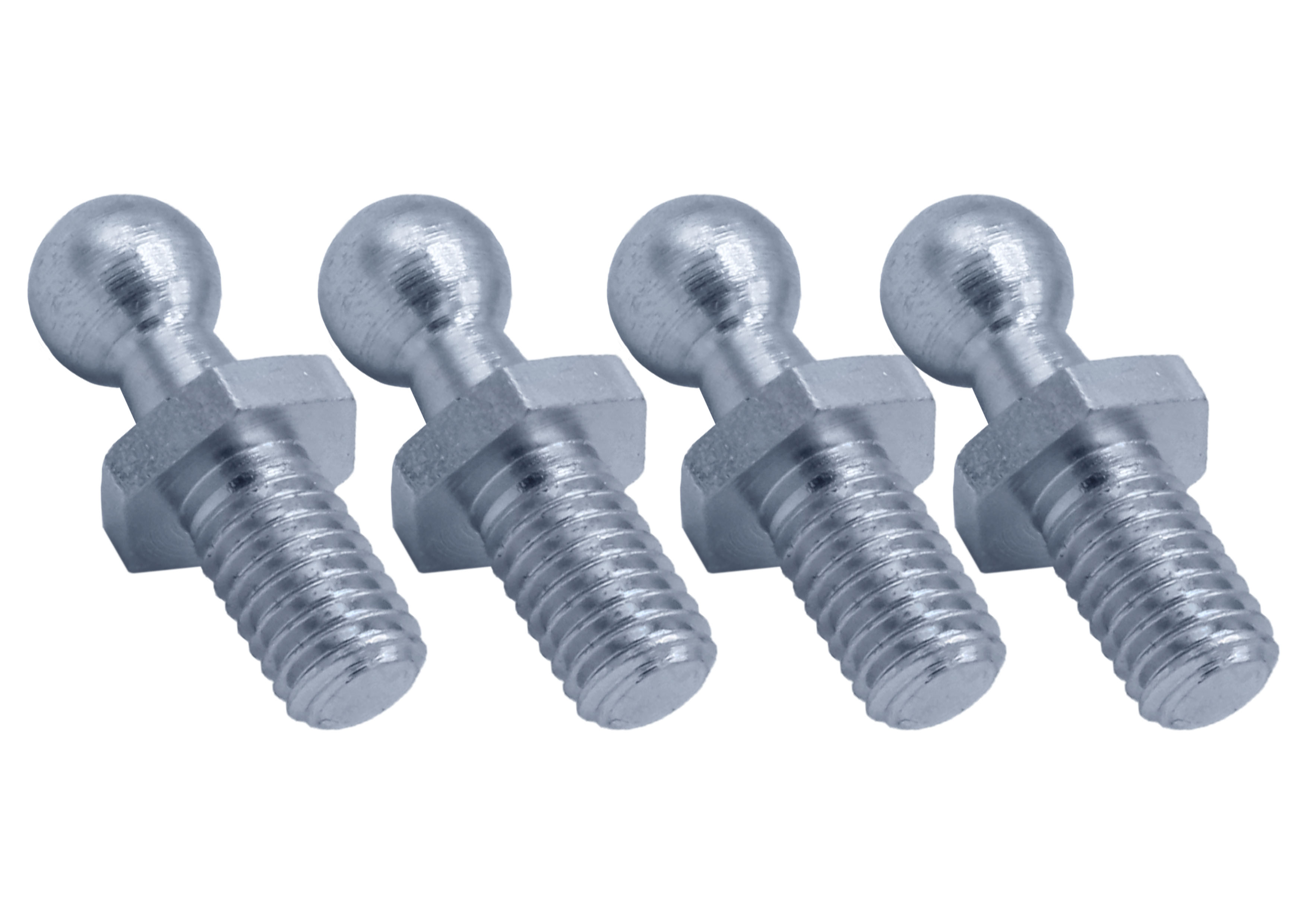 Pair Of 10mm M8 Gas Strut Plastic Fitting End With Ball Studs Boot